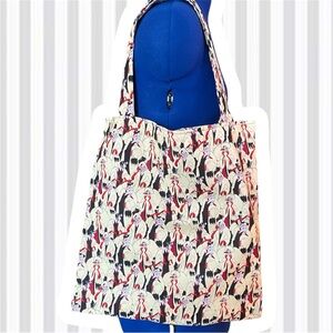 Cruella De Vil Handmade tote bag